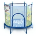 thumbnail image 4 of Bluey 4' Kids Trampoline with Soft Play Balls, 4 of 10