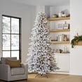 thumbnail image 3 of Member's Mark 9' Pre-Lit Flocked Aspen Christmas Tree, 3 of 10