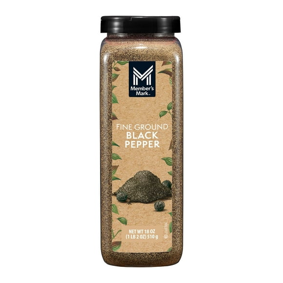 Member's Mark Fine Ground Black Pepper, 18 oz.