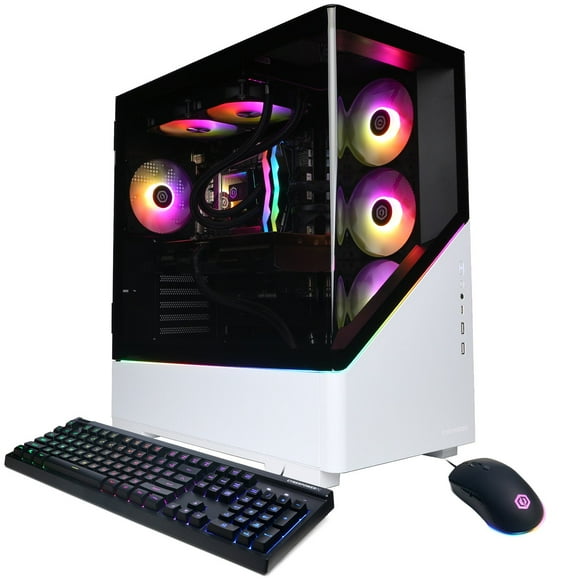 CyberPowerPC Gamer Supreme Liquid Cool SLC10220CPGV12 w/ Intel Core i9-14900F 2.0GHz CPU | 32GB DDR5 | NVIDIA GeForce RTX 5070 Ti 16GB | 2TB PCIe 4.0 NVMe SSD | WiFi/BT & Win 11 Home