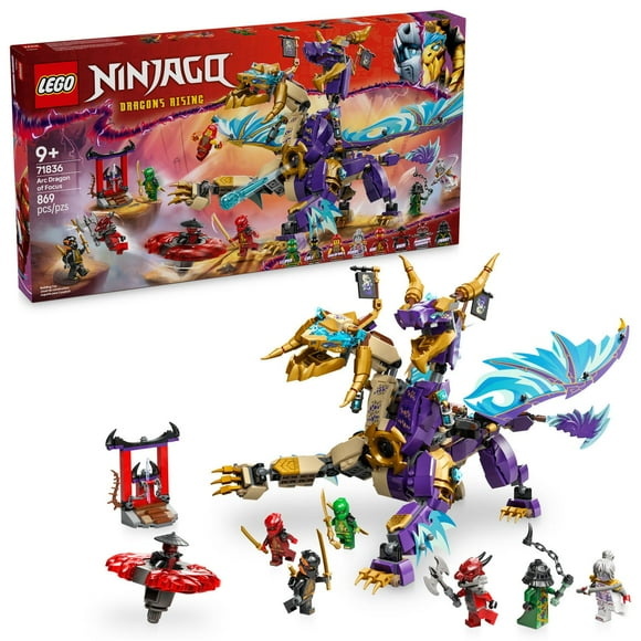 LEGO NINJAGO Arc Dragon of Focus Kids Toy, 869 pcs.