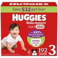 thumbnail image 2 of Huggies Little Movers HuggFit 360° Diapers, Sizes 3-7, 2 of 13