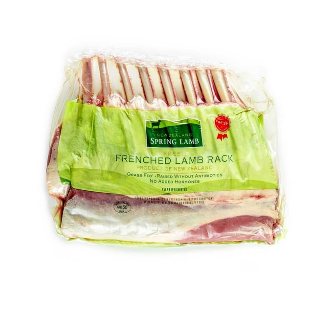 New Zealand Frenched Lamb Rack, priced per pound