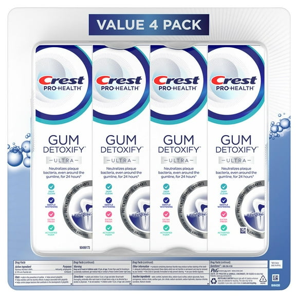 Crest Gum Detoxify Ultra Toothpaste, 4.7 oz., 4 pk.