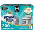 thumbnail interactive-video image 1 of Member's Mark Power Flex 13-Gallon Tall Kitchen Trash Bags, Fresh Scent, 200 ct., 1 of 7