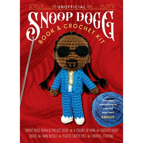 Unofficial Snoop Dogg Crochet Kit, Mixed Media