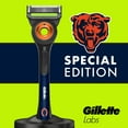 thumbnail image 4 of Gillette Labs NFL Chicago Bears Men's Razor, Handle + 8 Cartridges, 4 of 10