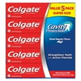 thumbnail image 1 of Colgate Cavity Protection Toothpaste with Fluoride, Regular Flavor, 8 oz., 5 pk., 1 of 6