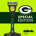 thumbnail image 4 of Gillette Labs NFL Green Bay Packers Men's Razor, Handle + 8 Cartridges, 4 of 10