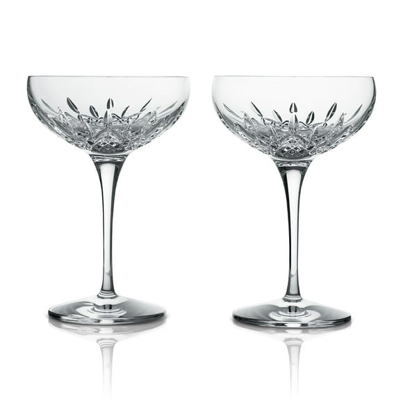Waterford Lismore Essence Champagne Saucer, 9oz, Set of 2