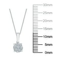 thumbnail image 4 of 0.23 CT. T.W. Round Cut Diamond Pendant Necklace in 14K Gold, 4 of 9