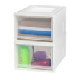 thumbnail image 5 of IRIS USA, Medium Modular Stacking Drawers 20" D x 16" L x 11.5" H, Set of 3, White, 5 of 11
