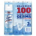 thumbnail image 1 of Lysol Disinfectant Spray, Crisp Linen 19 oz., 3 pk., 1 of 9