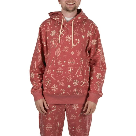 Dec. 25th Men's Holiday Fleece 2-Piece Hoodie & Jogger Set