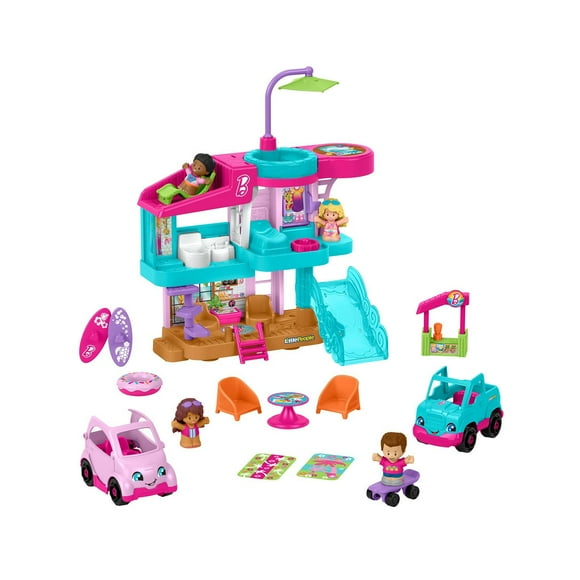 Fisher-Price Little People Barbie Beach House Playset