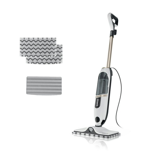 Shark SteamSpot Steam Mop with Steam Blaster, 3 Steam Modes, 3 Washable Pads, XL Water Tank