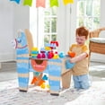 thumbnail image 2 of KidKraft Llama Pinata Building Bricks Table with 50 Blocks, 2 of 13