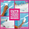 thumbnail image 2 of Mr. Clean Magic Eraser 2-in-1 Bathroom Cleaner Sponge, Lavender, 11 ct., 2 of 7