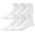 thumbnail image 1 of Under Armour Men's 6-Pack Cotton Quarter Sock, 1 of 4