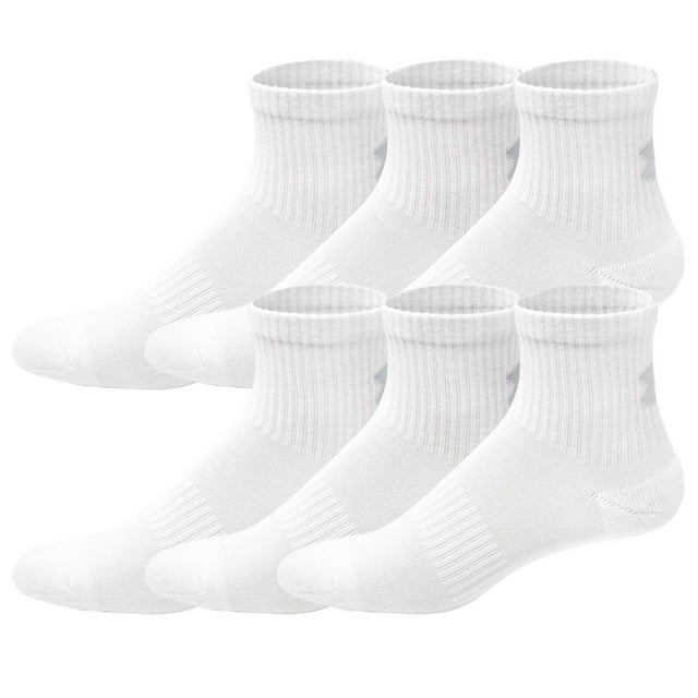 Under Armour Men's 6-Pack Cotton Quarter Sock