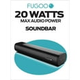 thumbnail image 5 of Fugoo Outdoor Projector & Soundbar Bundle with Tripod & 120" Foldable Screen, 5 of 17