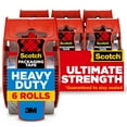 thumbnail image 1 of Scotch Heavy Duty Shipping Packaging Tape Dispensers, 1.88" x 27.7 yd, 6 Pack, 1 of 11