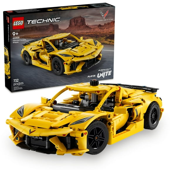 LEGO Technic Chevrolet Corvette Stingray Toy Car Model Building Set, 732 pcs.