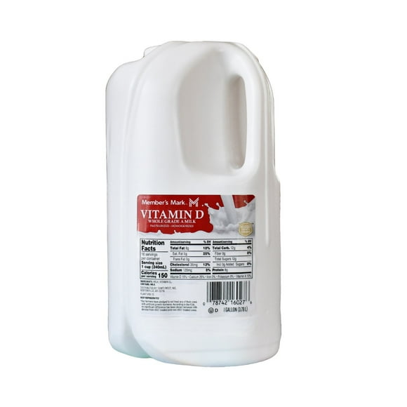 Member's Mark Vitamin D Whole Milk,1 gal.