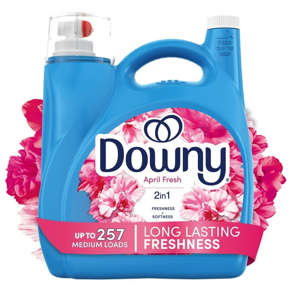 Downy Soft & Fresh Liquid Fabric Softener, April Fresh, 257 loads, 150 fl. oz.