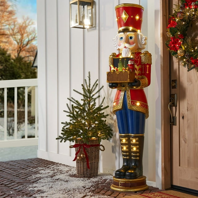 Member's Mark 6' Pre-Lit Grand Nutcracker with Music Box