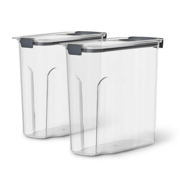 Rubbermaid Brilliance 2-Pack Cereal Pantry Storage, 18-Cup