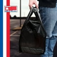 thumbnail image 4 of Black T-Shirt Carryout Bags, 11.5" x 6.5" x 22" 1000 ct., 4 of 5