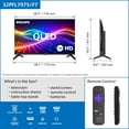 thumbnail image 3 of Philips 32" Class 7900 Series QLED Full HD Roku Smart TV, 3 of 18