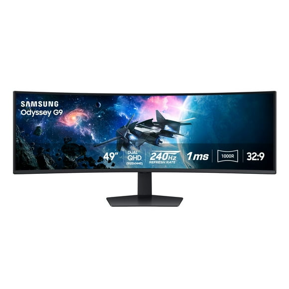 Samsung 49" Curved LED Dual QHD Display, 240Hz 1ms, Gaming Monitor
