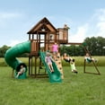 thumbnail image 3 of Backyard Discovery Skyfort III Cedar Swing Set with Tube Slide, 3 of 11