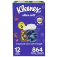 thumbnail image 1 of Kleenex Ultra Soft Hypoallergenic Facial Tissues 12 Boxes, 72 tissues/box, 1 of 1