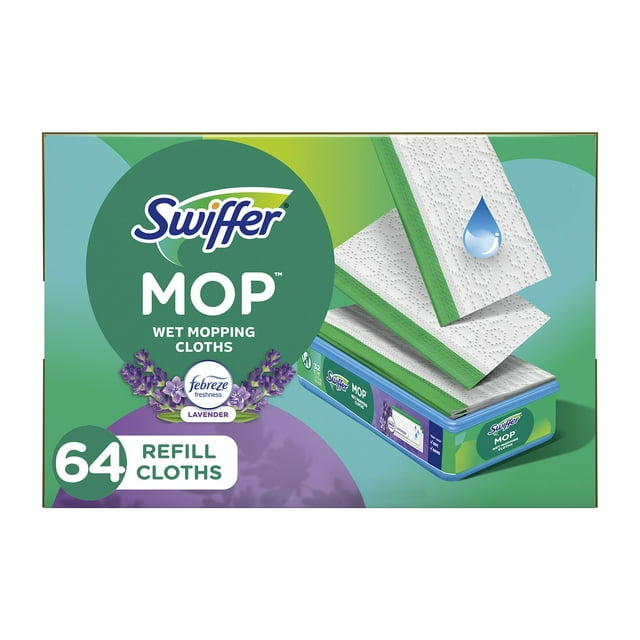 Swiffer Sweeper Mop Pads Refill, Lavender, 64 ct.