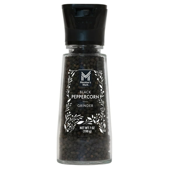 Member's Mark Black Pepper Grinder, 7 oz.