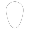 thumbnail image 2 of Round Cut Diamond Riviera Tennis Necklace In 14K Gold, 2 of 6