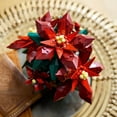 thumbnail image 3 of LEGO Icons Poinsettia Plant Building Set and Centerpiece Table Decoration, 608 pcs., 3 of 6