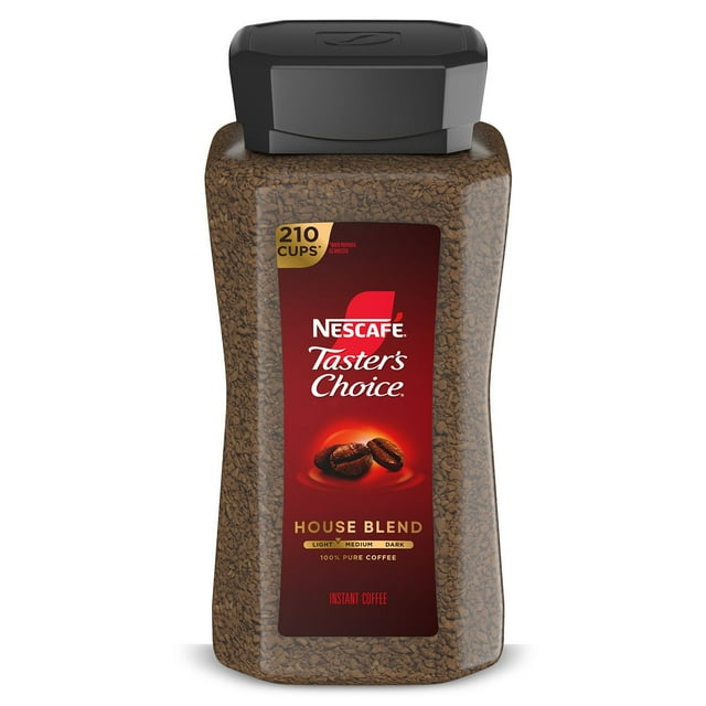 Nescafé Taster's Choice House Blend Light-Medium Instant Coffee, 14 oz.