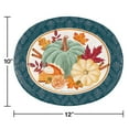 thumbnail image 2 of Member's Mark Thanksgiving Oval Paper Plates, 10" x 12", 50 ct., 2 of 9