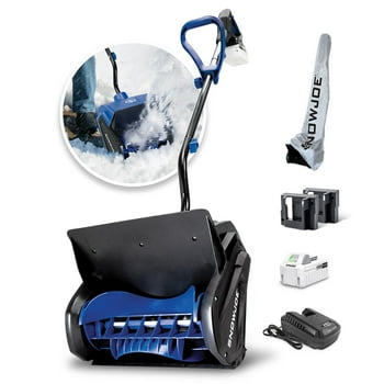 Snow Joe 24V Cordless Snow Shovel with Cover, 4.0-Ah Battery, Charger, and Battery Holder