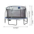 thumbnail image 4 of Sportspower Bounce Pro 15' Trampoline with Slama Jama Basketball Set, 4 of 12