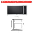 thumbnail image 4 of LG 1.8 cu. ft. Smart Over-the-Range Microwave Oven with EasyClean, 4 of 9