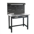 thumbnail image 1 of Seville Classics UltraHD Stainless Steel LED Lighted Workcenter, 1 of 11