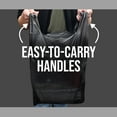 thumbnail image 5 of Black T-Shirt Carryout Bags, 11.5" x 6.5" x 22" 1000 ct., 5 of 5