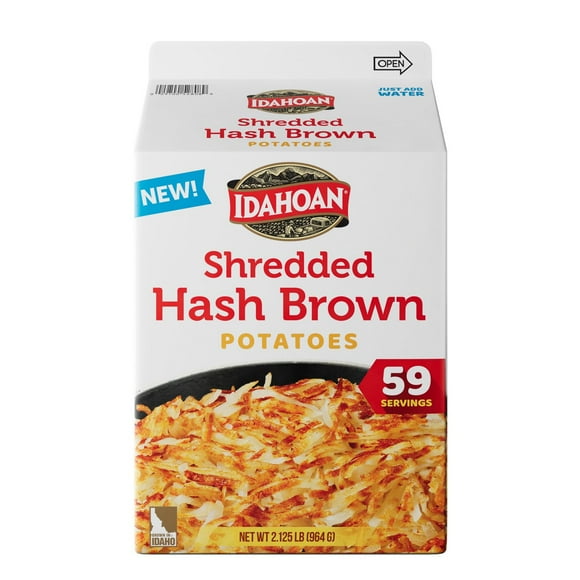 Idahoan Shredded Hashbrowns, 2.125 lbs.