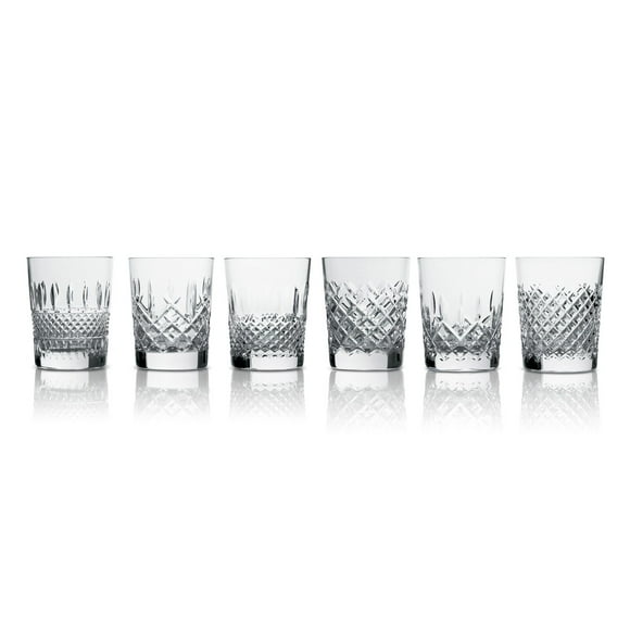 Waterford Lismore Connoisseur Double Old-Fashioned Glasses, 13.5 oz, Set of 6