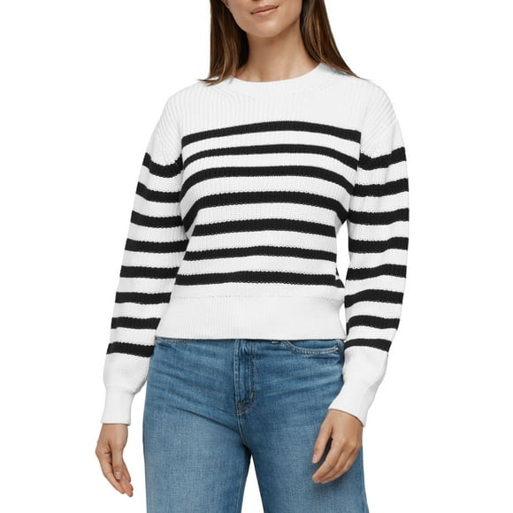 Gap Women's Woven Crewneck Sweater